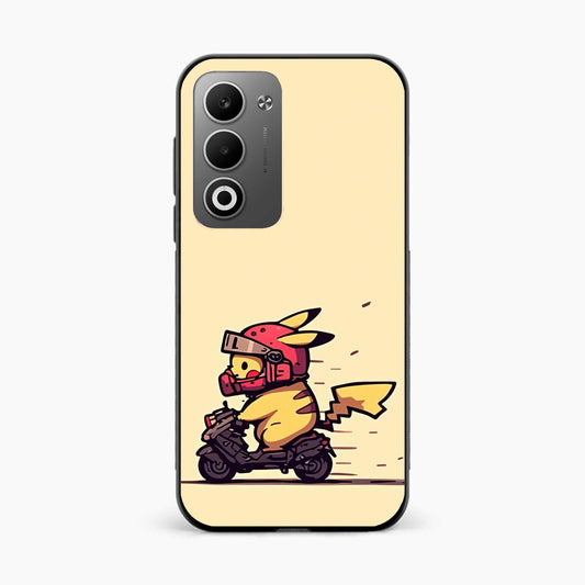 Cute Biker Pikachu Oppo A5 5G Back Cover