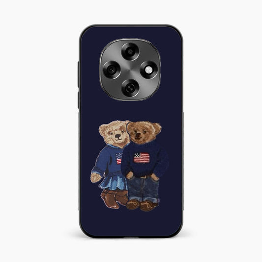 Cute Bear Couple Oppo F31 Pro 5g Back Covers