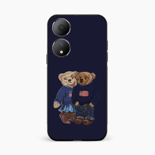 Cute Bear Couple Oppo A78 5g Back Covers