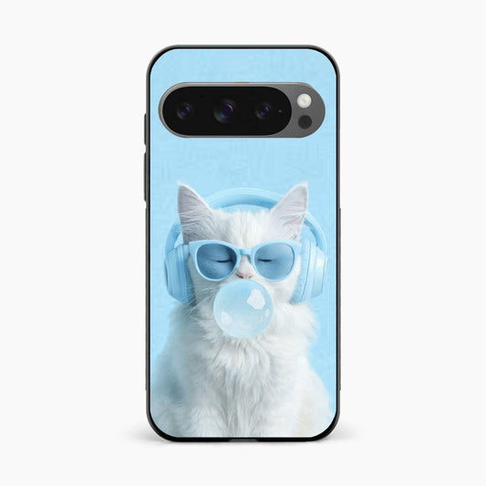 Cute Kitty Music Vibes Google Pixel 10 Pro XL Back Cover