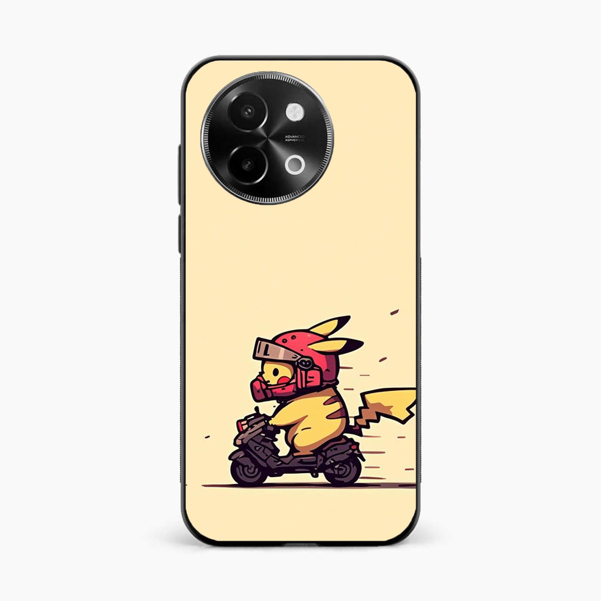 Cute Biker Pikachu Vivo Y58 5G Back Cover