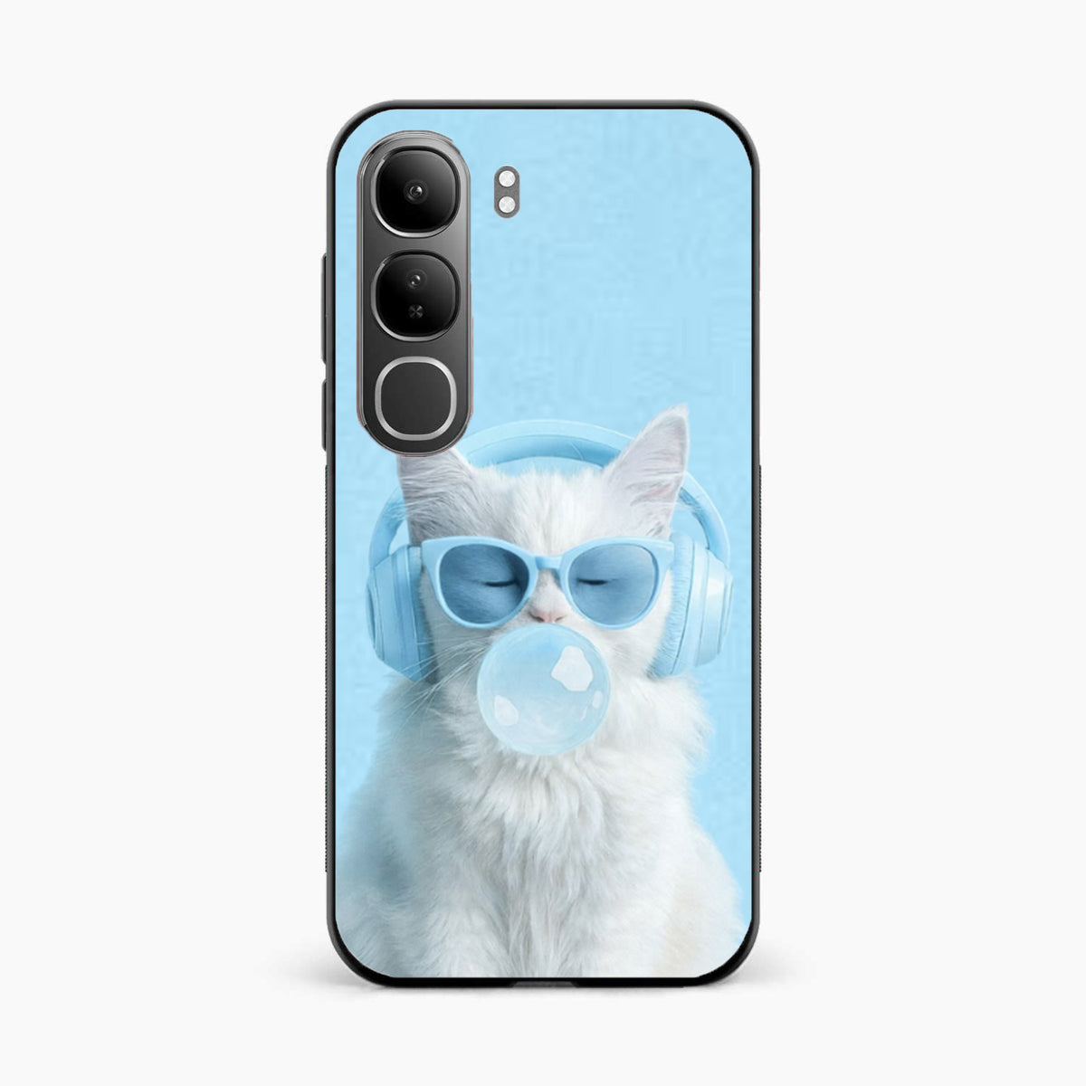 Cute Kitty Music Vibes Vivo Y300 5G Back Cover