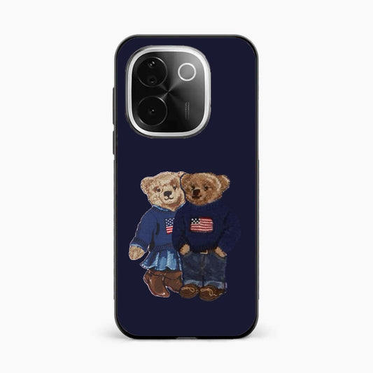Cute Bear Couple Vivo T3 Pro 5G Back Cover