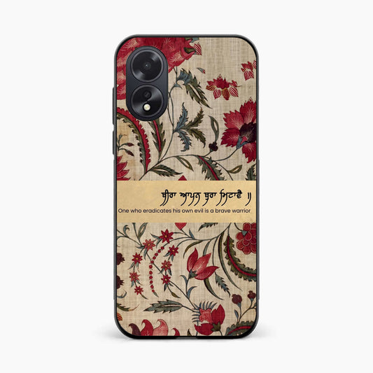 Spiritual Gurbani Quote Premium Oppo A38 Back Covers