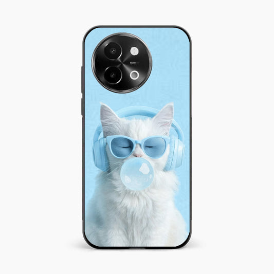 Cute Kitty Music Vibes Vivo Y58 5G Back Cover