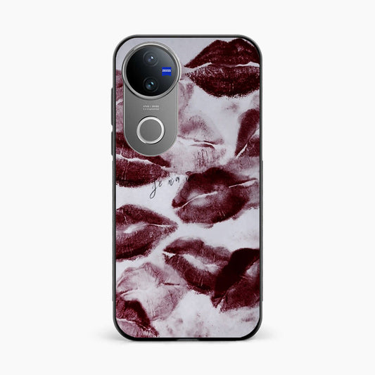 Love Lips Art Vivo V50 5g Back Cover