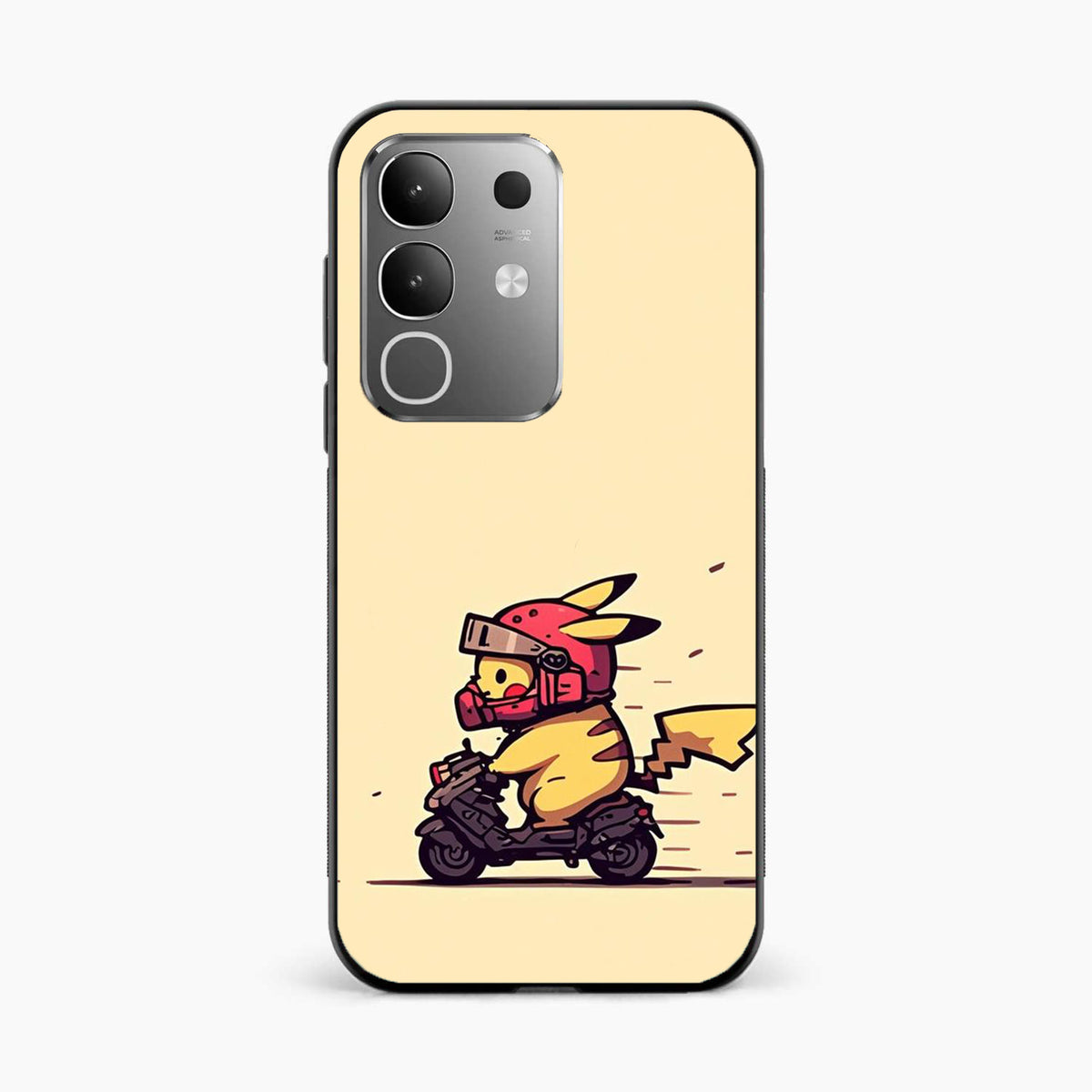 Cute Biker Pikachu Vivo Y31 Pro 5G Back Cover