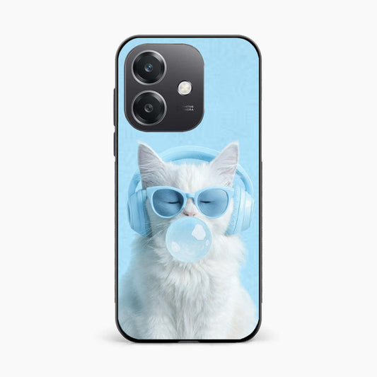 Cute Kitty Music Vibes Oppo A3x 5G Back Cover