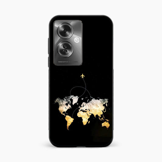 Fly Across The World Oppo F25 Pro 5G Back Cover