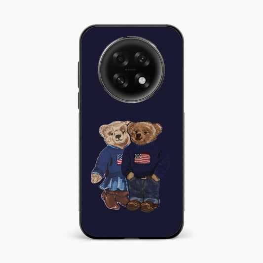 Cute Bear Couple Oppo F31 Pro Plus 5g Back Covers