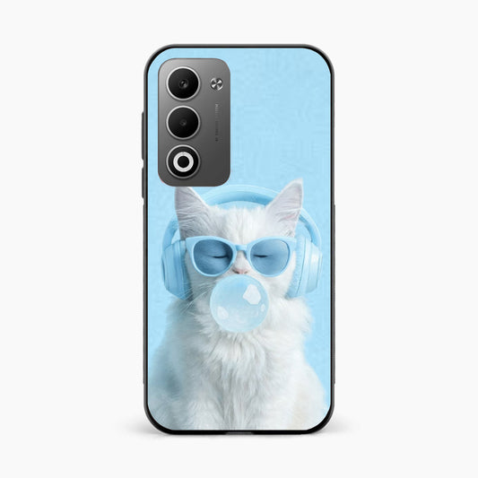 Cute Kitty Music Vibes Oppo A5 5G Back Cover