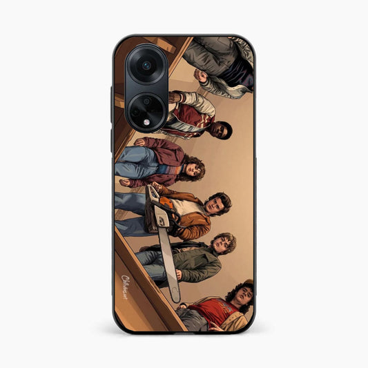 Stranger Squad Oppo F23 Chainsaw Back Cover