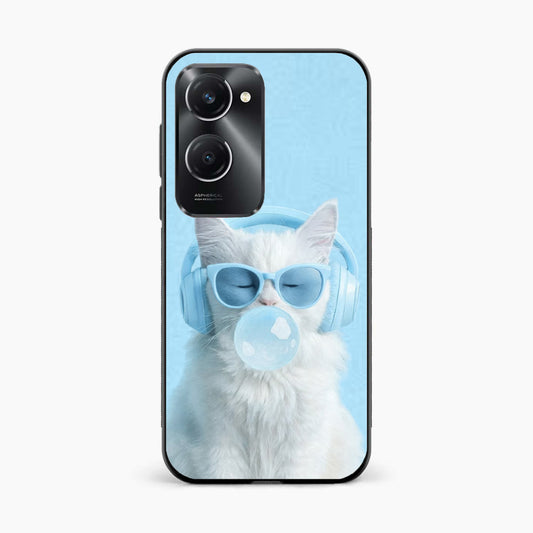 Cute Kitty Music Vibes Vivo Y28s 5G Back Cover