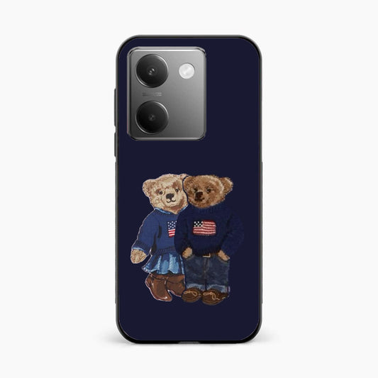 Cute Bear Couple Vivo Y200 Pro 5G Back Cover