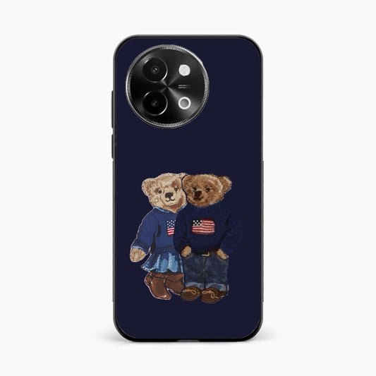 Cute Bear Couple Vivo Y58 5G Back Cover