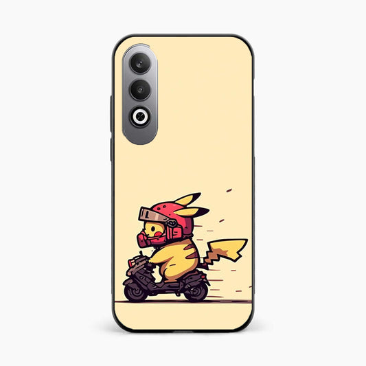 Cute Biker Pikachu Oppo K12x 5G Back Cover