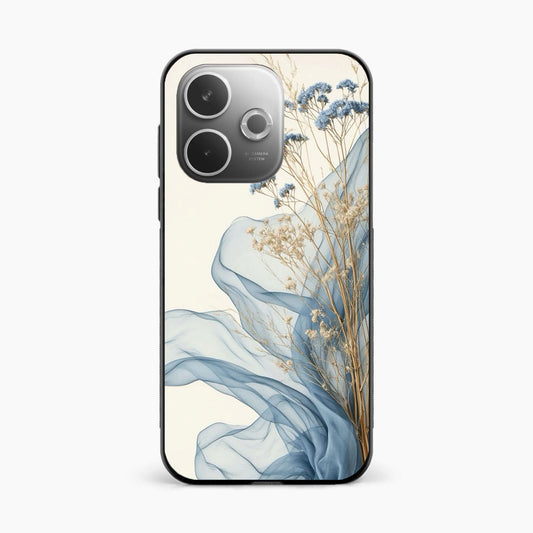 Soft Blue Floral Oppo A5 Pro 5G Back Cover