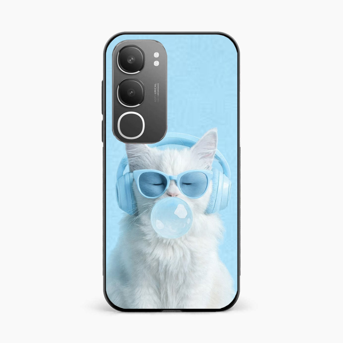 Cute Kitty Music Vibes Vivo Y29 5G Back Cover