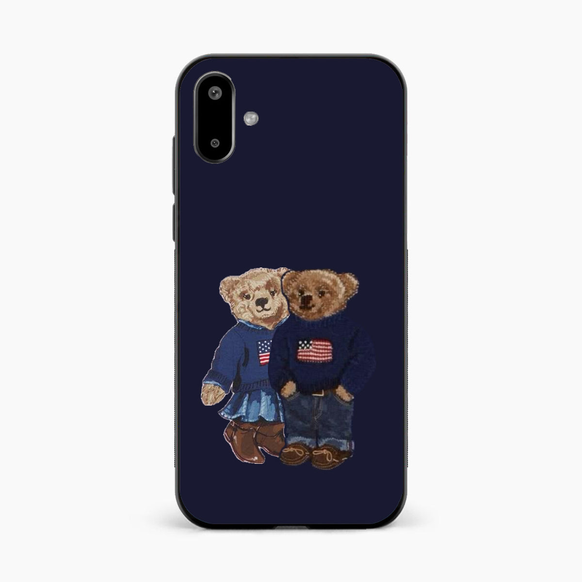 Cute Bear Couple Samsung M07 5g Back Cover