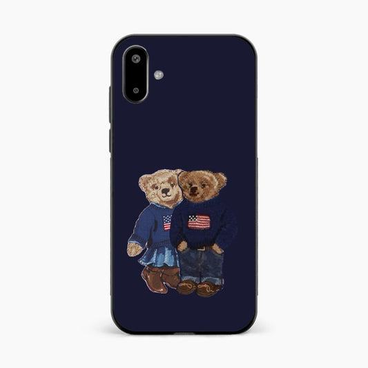 Cute Bear Couple Samsung M07 5g Back Cover