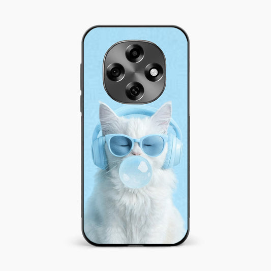 Cute Kitty Music Vibes Oppo F31 Pro 5G Back Cover