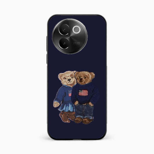 Cute Bear Couple Vivo V30e 5G Back Cover