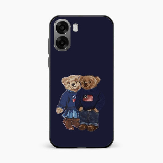 Cute Bear Couple Oppo K14x 5G Back Cover