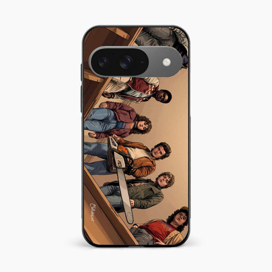 Stranger Squad Google Pixel 9 Chainsaw Back Cover