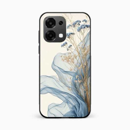 Soft Blue Floral Oppo F31 5G Back Cover
