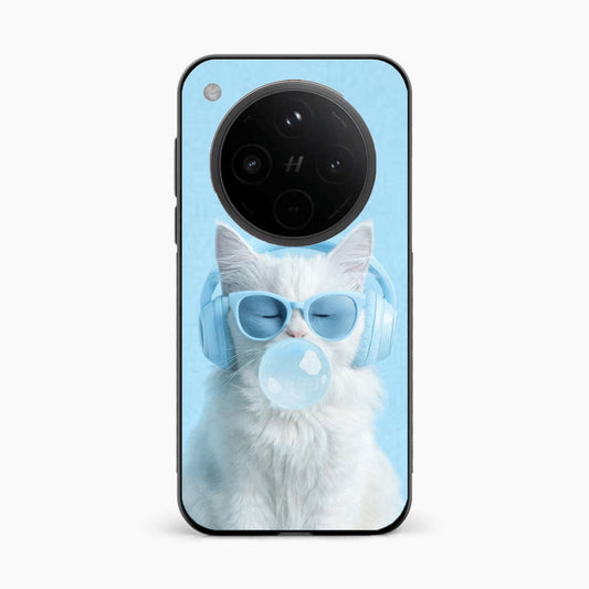 Cute Kitty Music Vibes Oppo Find X8 5G Back Cover