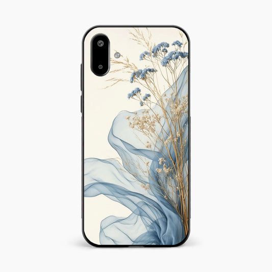 Soft Blue Floral Samsung M07 5g Back Cover