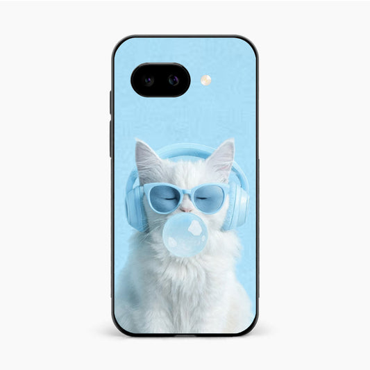 Cute Kitty Music Vibes Google Pixel 9A Back Cover