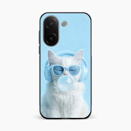 Cute Kitty Music Vibes Vivo V60e 5G Back Cover