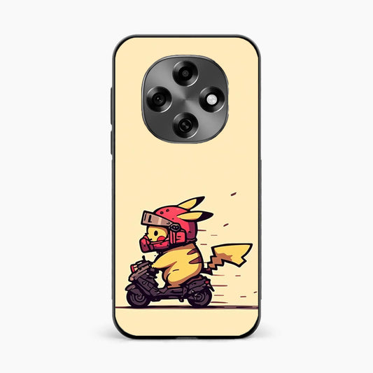 Cute Biker Pikachu Oppo F31 Pro 5G Back Cover