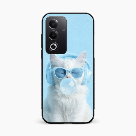 Cute Kitty Music Vibes Oppo A3 Pro Back Cover
