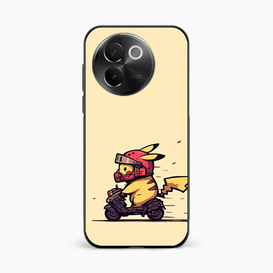 Cute Biker Pikachu Vivo V30e 5g Back Cover