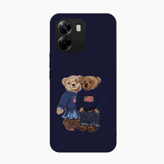 Cute Bear Couple Oppo A6x 5g Back Covers