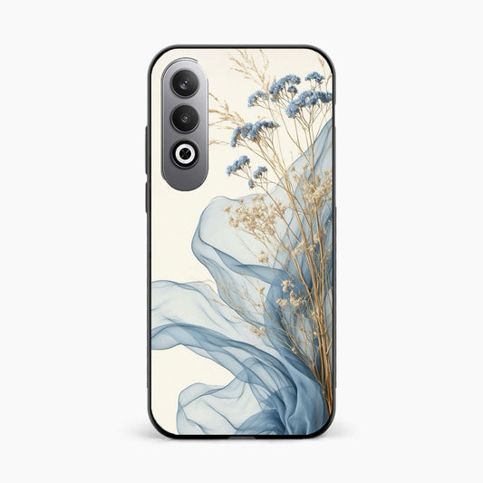 Soft Blue Floral Oppo K12x 5G Back Cover