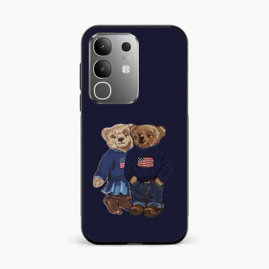Cute Bear Couple Vivo T4x 5G Back Cover
