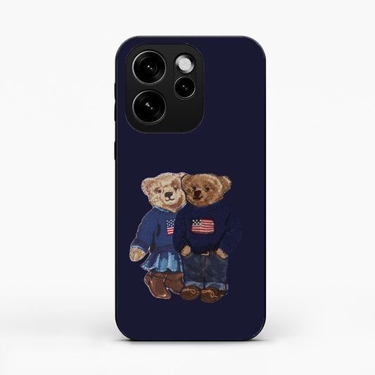 Cute Bear Couple Oppo Reno 15 Pro 5G Back Cover