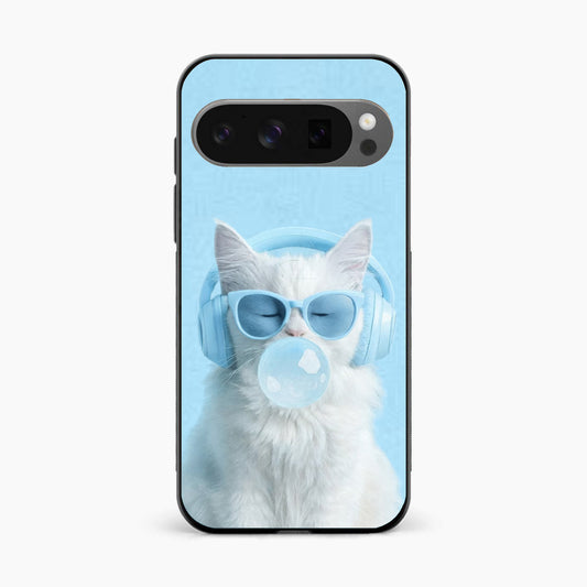 Cute Kitty Music Vibes Google Pixel 10 Pro Back Cover