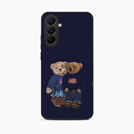 Cute Bear Couple Samsung M56 Back Covers