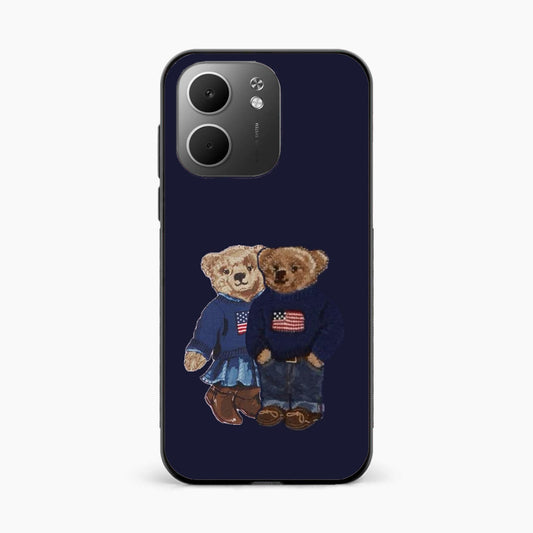 Cute Bear Couple Oppo A5x 5g Back Covers