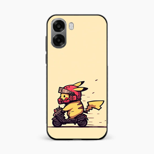 Cute Biker Pikachu Oppo K14x 5G Back Cover