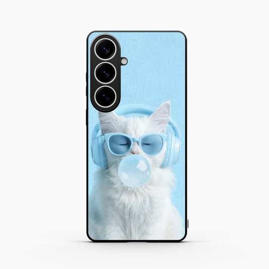 Cute Kitty Music Vibes Samsung S26 Plus 5g Back Cover