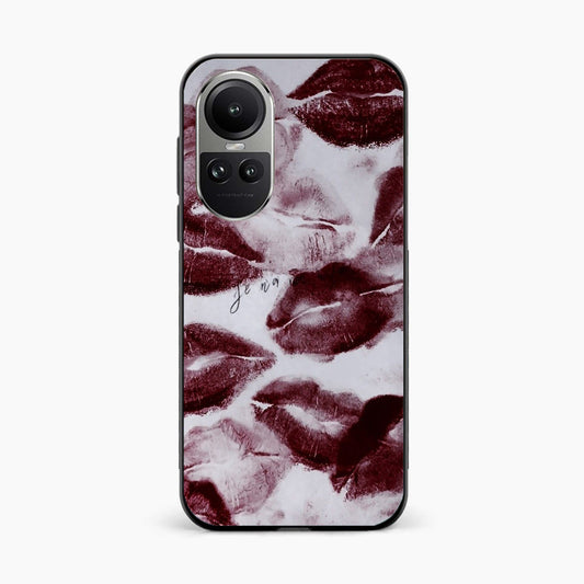 Love Lips Art Oppo Reno 10 Back Cover