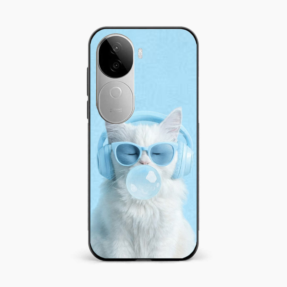 Cute Kitty Music Vibes Vivo V40e 5G Back Cover