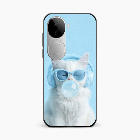 Cute Kitty Music Vibes Vivo V40e 5G Back Cover
