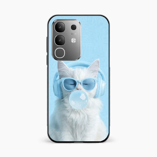 Cute Kitty Music Vibes Vivo T4x 5G Back Cover