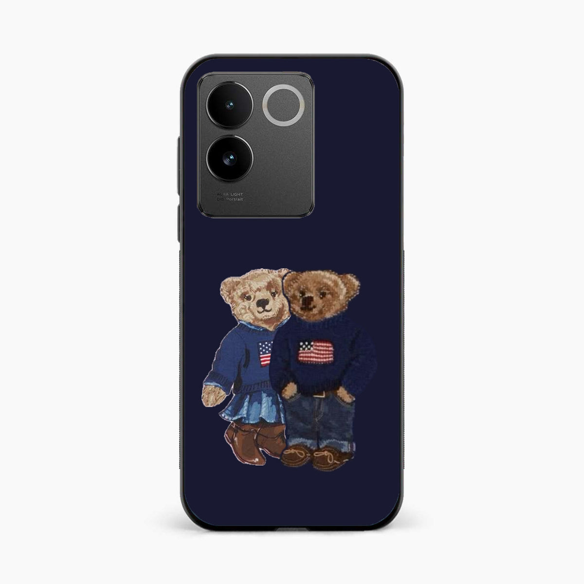 Cute Bear Couple Vivo T2 Pro 5G Back Cover
